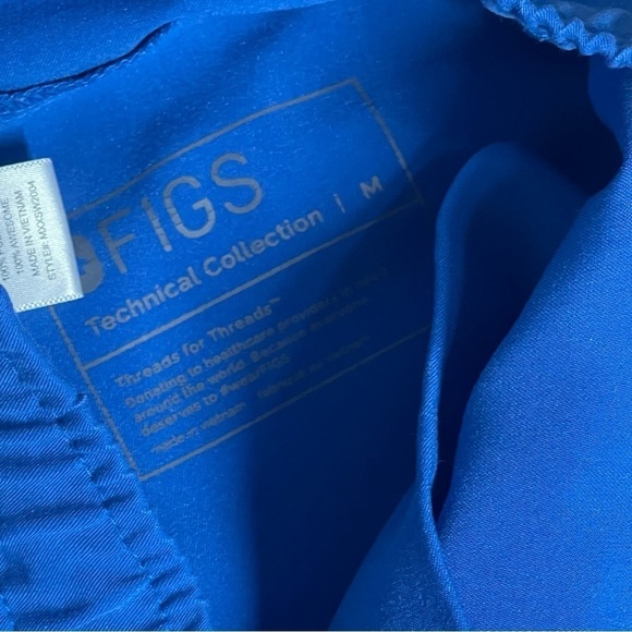 FIGS Tansen Jogger Scrub Pants size M royal blue - Picture 7 of 7